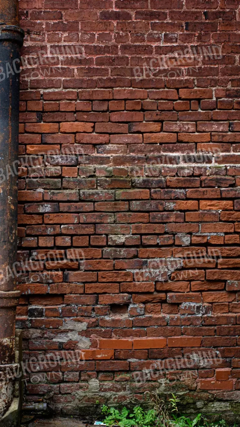 Pipe On Brick 8’X14’ Ultracloth (96 X 168 Inch) Backdrop