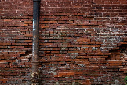 Pipe On Brick 8’X5’ Ultracloth (96 X 60 Inch) Backdrop