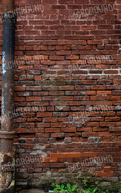 Pipe On Brick 9’X14’ Ultracloth (108 X 168 Inch) Backdrop