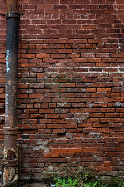 Pipe On Brick Backdrop