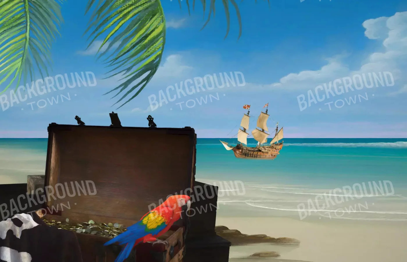 Pirates Life 12X8 Ultracloth ( 144 X 96 Inch ) Backdrop