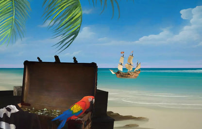 Pirates Life 12X8 Ultracloth ( 144 X 96 Inch ) Backdrop