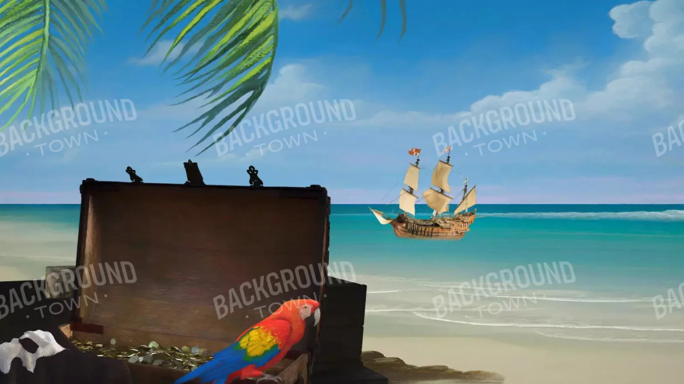 Pirates Life 14X8 Ultracloth ( 168 X 96 Inch ) Backdrop