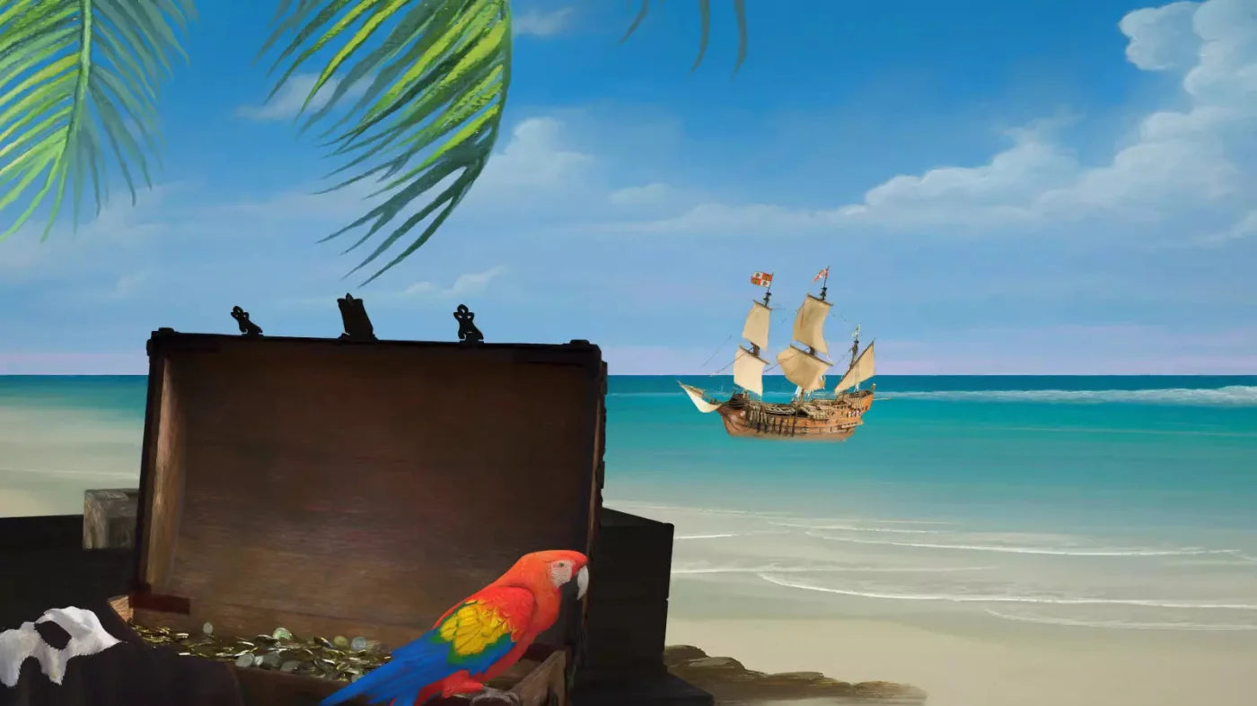 Pirates Life 14X8 Ultracloth ( 168 X 96 Inch ) Backdrop