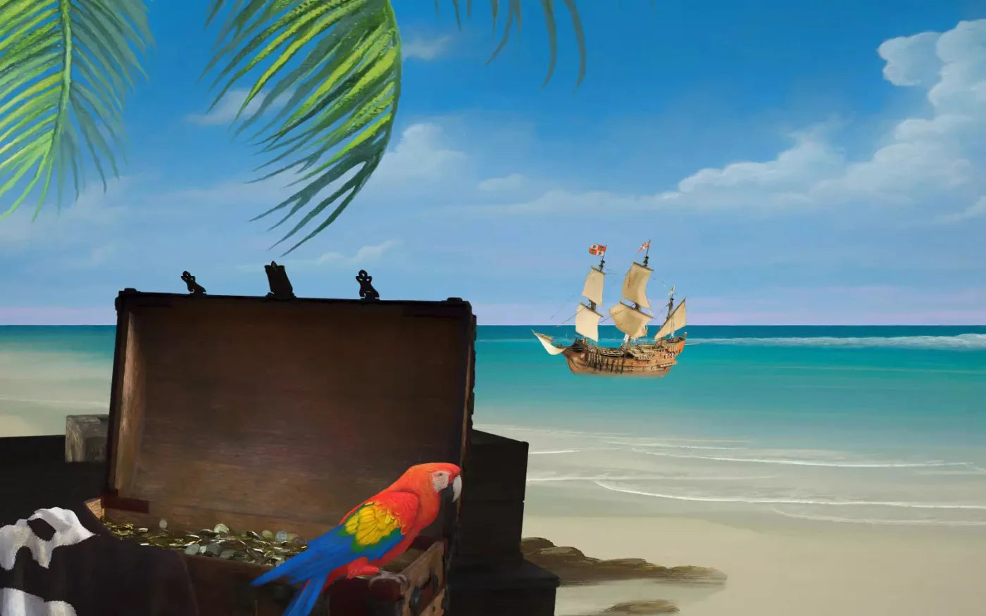Pirates Life 14X9 Ultracloth ( 168 X 108 Inch ) Backdrop