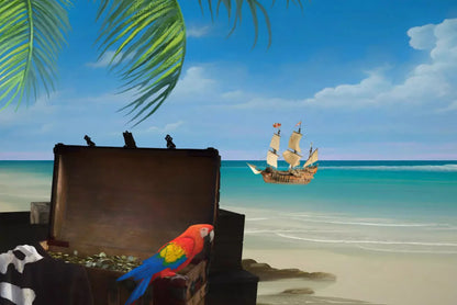 Pirates Life 8X5 Ultracloth ( 96 X 60 Inch ) Backdrop