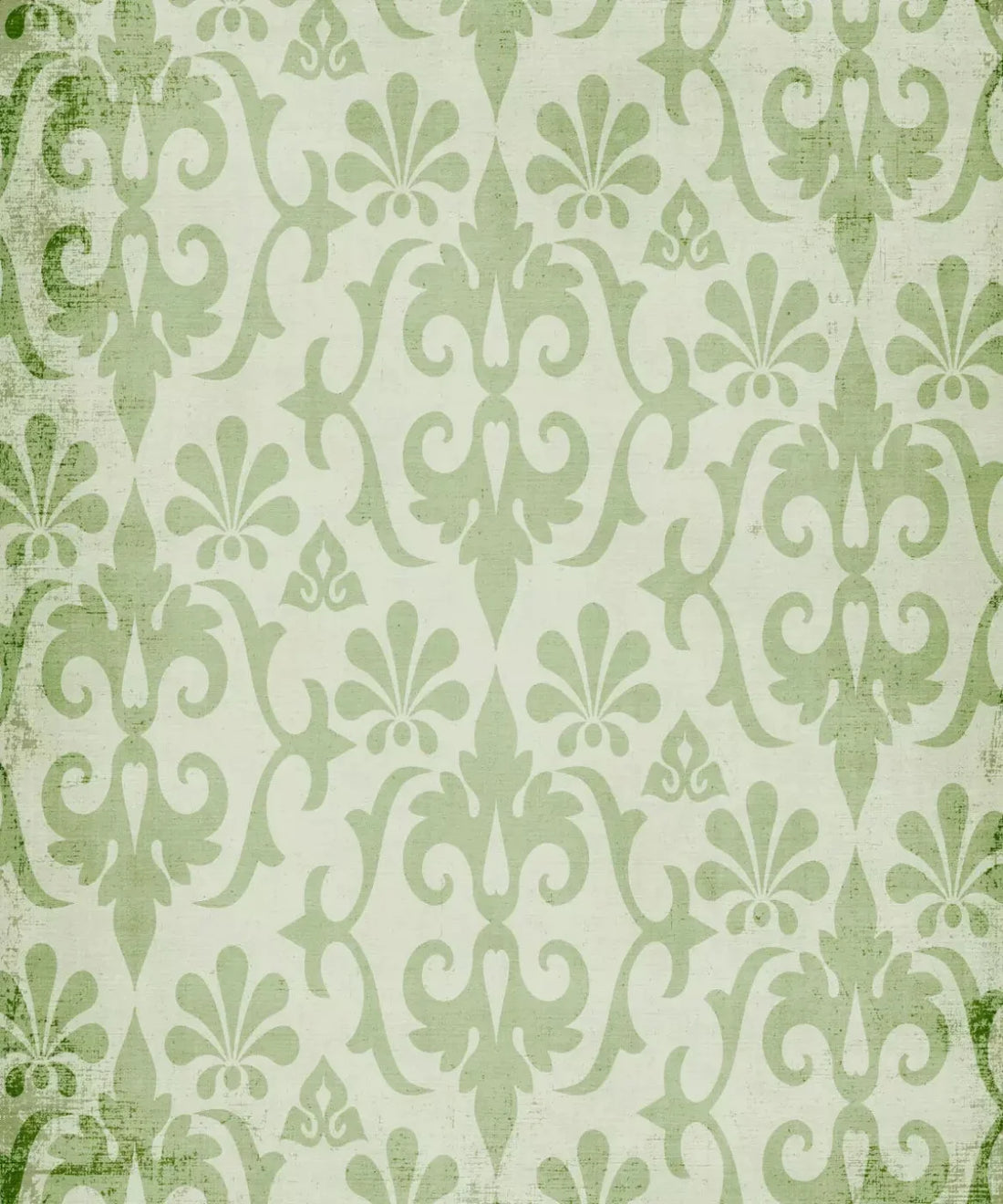 Green Damask Backdrop for Photography