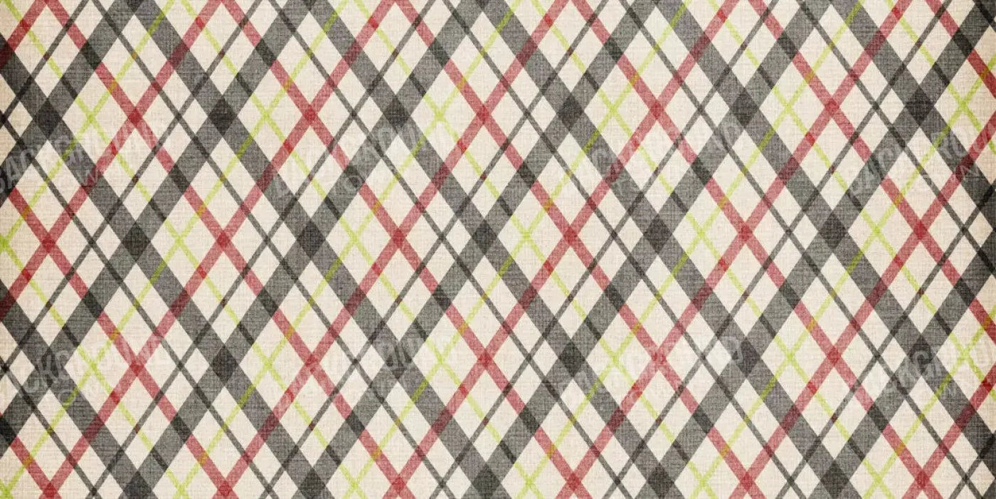 Plaid 20X10 Ultracloth ( 240 X 120 Inch ) Backdrop