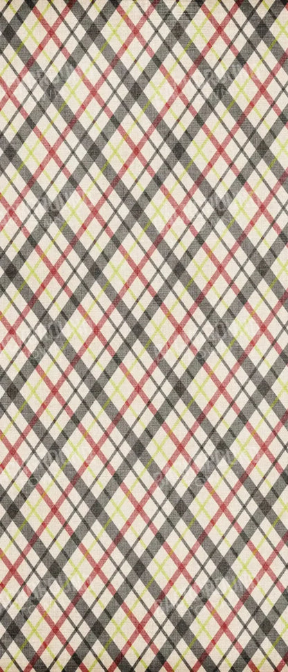 Plaid 5X12 Ultracloth For Westcott X-Drop ( 60 X 144 Inch ) Backdrop