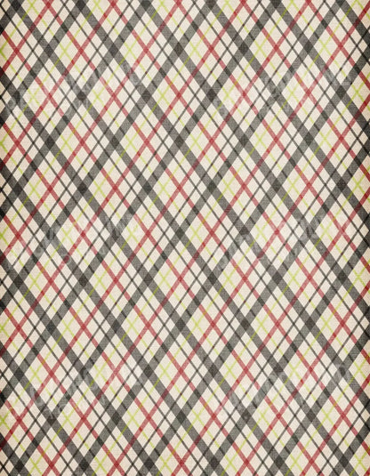 Plaid 6X8 Fleece ( 72 X 96 Inch ) Backdrop