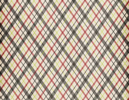 Plaid 8X6 Fleece ( 96 X 72 Inch ) Backdrop