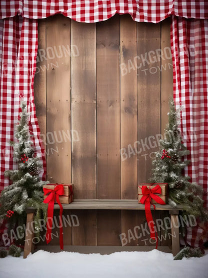 Plaid Tidings Iii 5’X6’8 Fleece (60 X 80 Inch) Backdrop