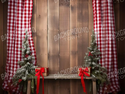 Plaid Tidings Iii 6’8X5’ Fleece (80 X 60 Inch) Backdrop