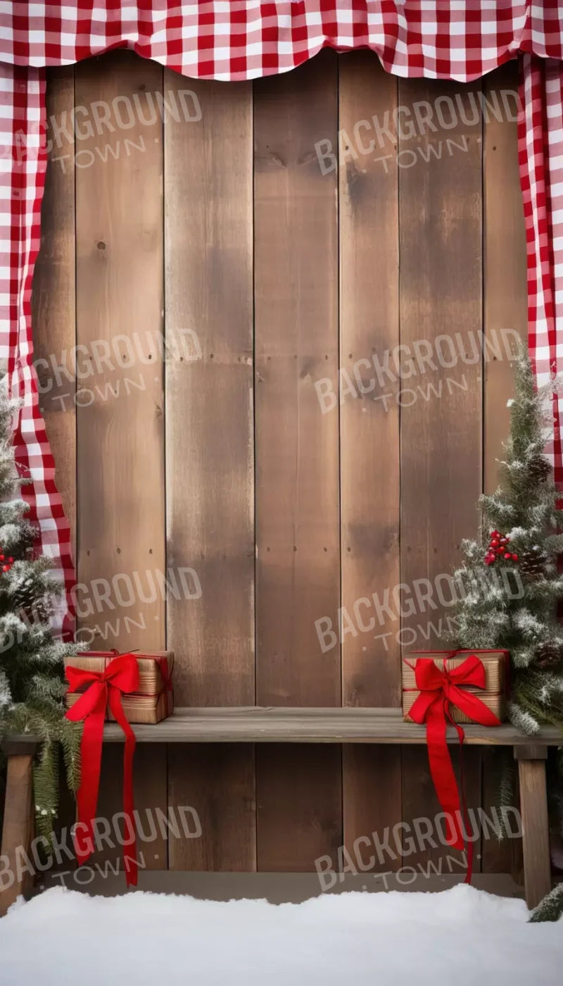 Plaid Tidings Iii 8’X14’ Ultracloth (96 X 168 Inch) Backdrop