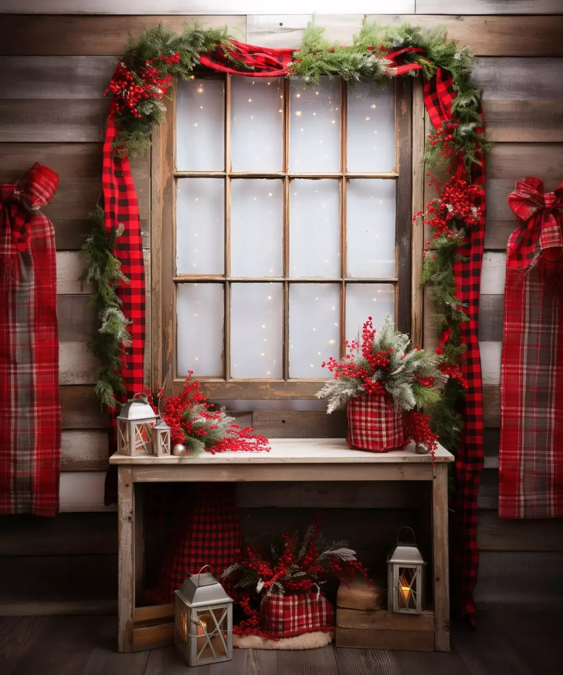 Red , White  Backdrop for Photography