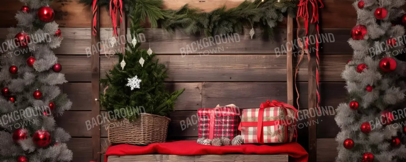 Plaid Tidings Ii 20’X8’ Ultracloth (240 X 96 Inch) Backdrop