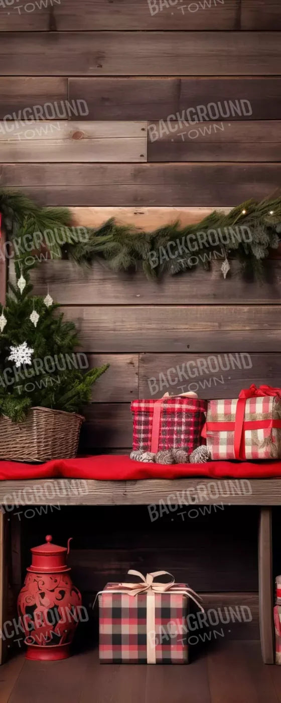 Plaid Tidings Ii 8’X20’ Ultracloth (96 X 240 Inch) Backdrop