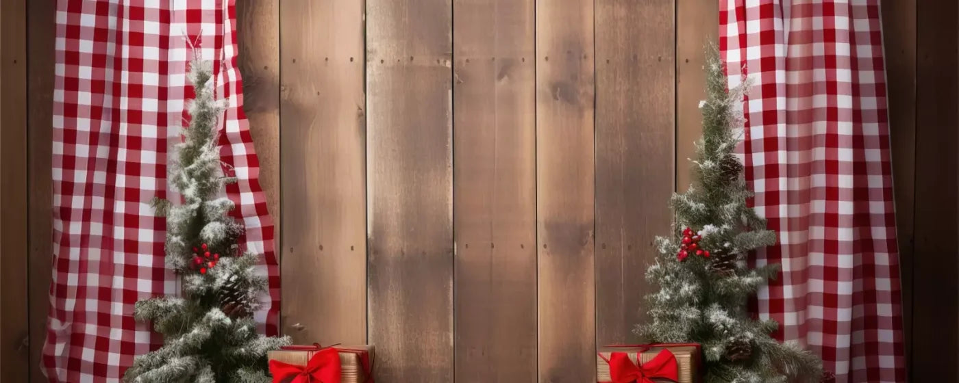 Plaid Tidings Iii 20’X8’ Ultracloth (240 X 96 Inch) Backdrop