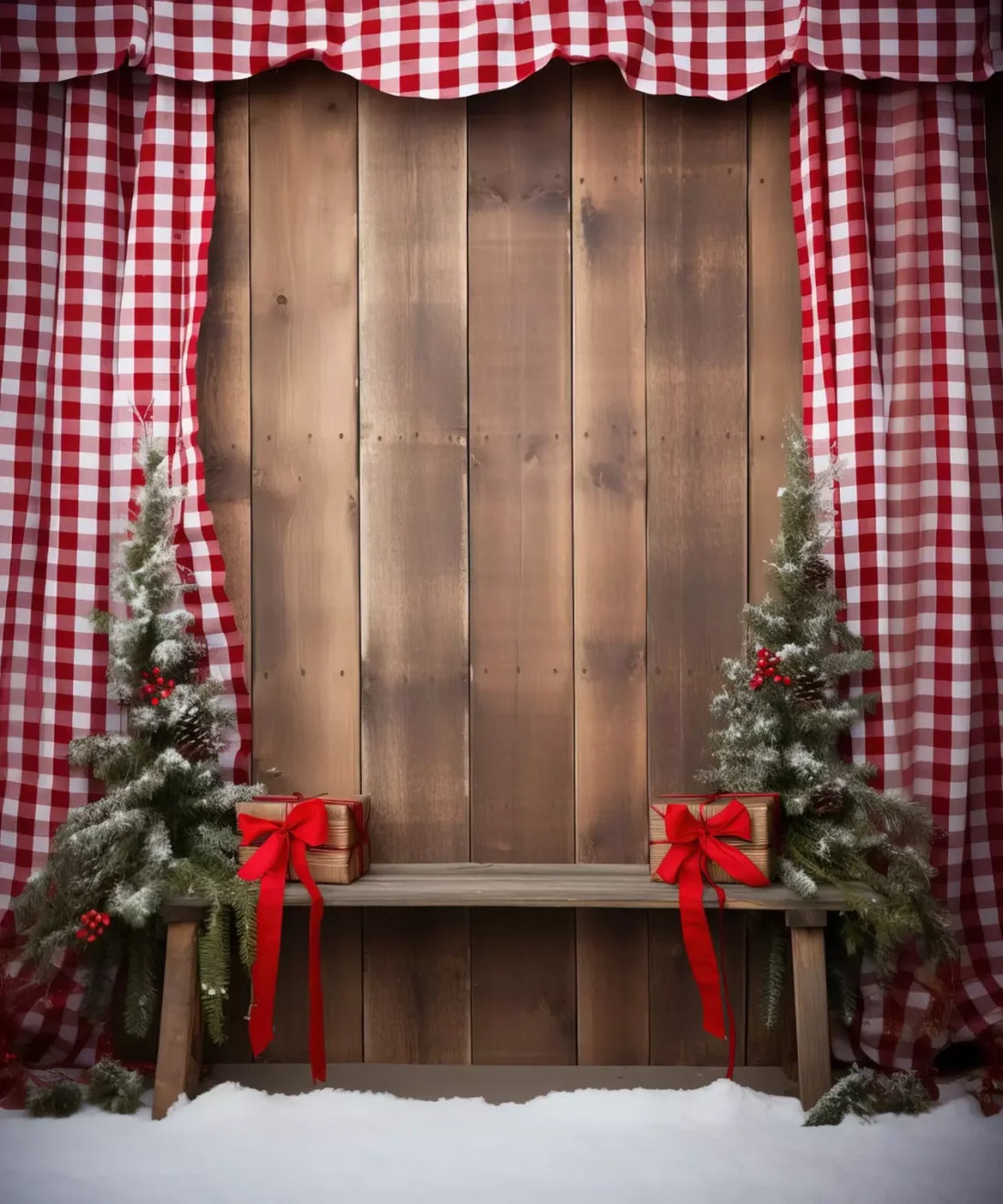 Red , Brown  Backdrop for Photography