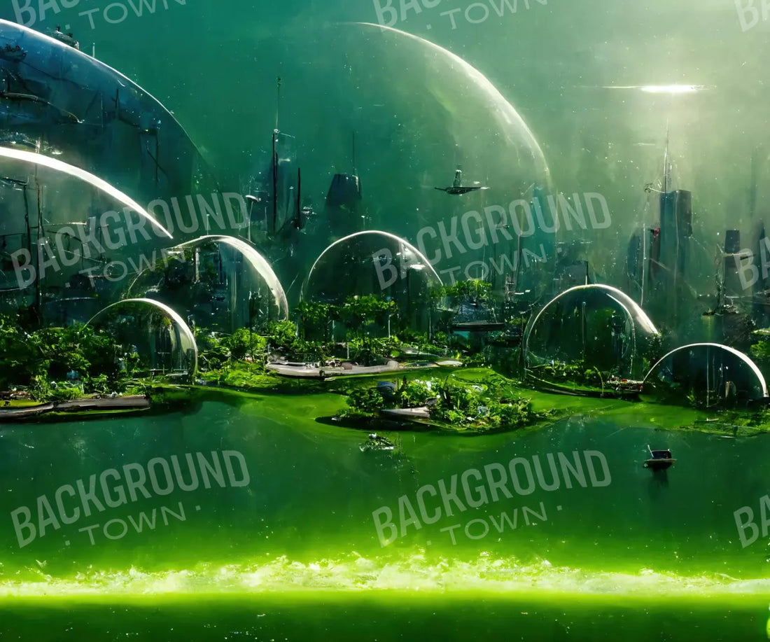 Green Al Design Backdrop for Photography