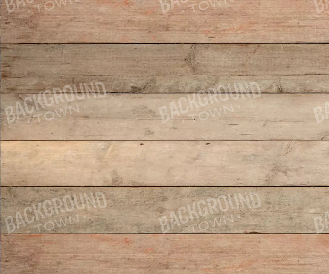 Planked Peach 5X42 Fleece ( 60 X 50 Inch ) Backdrop