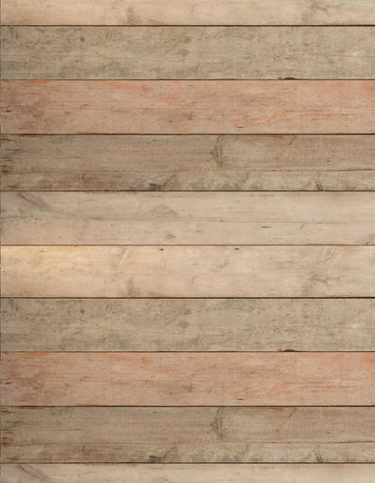 Planked Peach 6X8 Fleece ( 72 X 96 Inch ) Backdrop