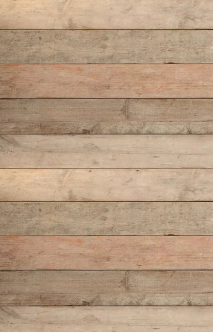 Planked Peach 8X12 Ultracloth ( 96 X 144 Inch ) Backdrop