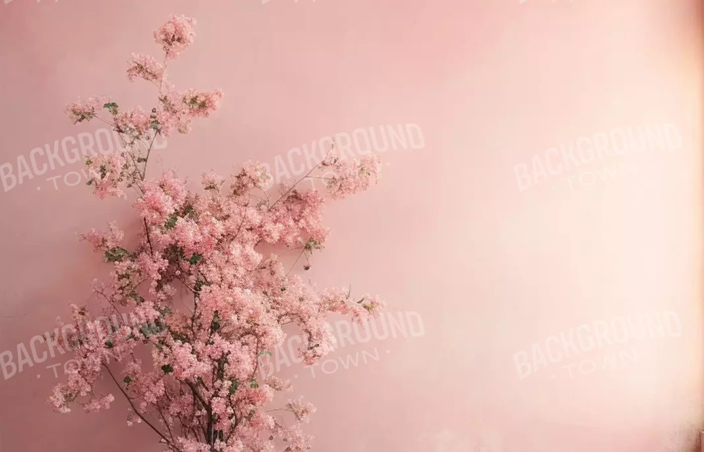 Plaster Pink Floral 14’X9’ Ultracloth (168 X 108 Inch) Backdrop