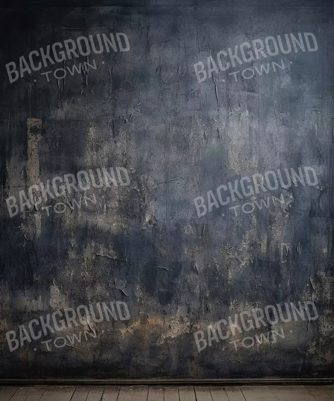 Plaster Wall Blue Ii 10’X12’ Ultracloth (120 X 144 Inch) Backdrop