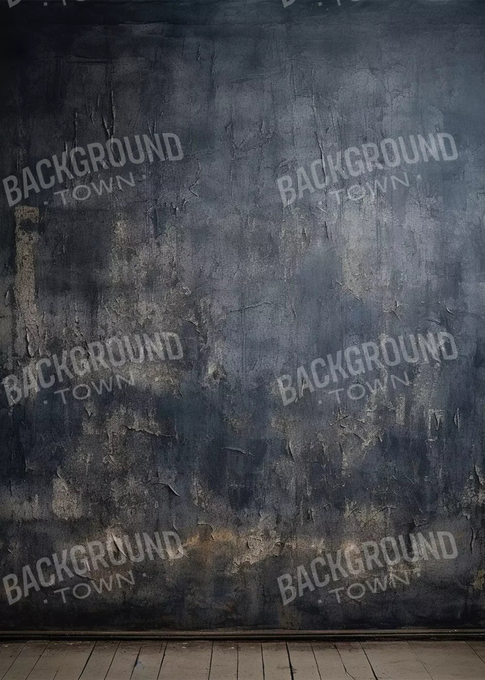 Plaster Wall Blue Ii 5’X7’ Ultracloth (60 X 84 Inch) Backdrop