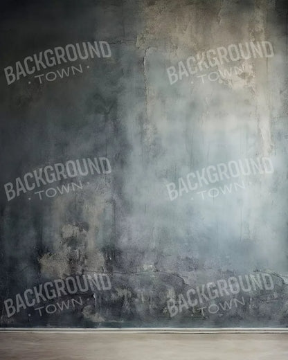 Plaster Wall Blue I 8’X10’ Fleece (96 X 120 Inch) Backdrop