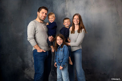 Plaster Wall Blue I Backdrop