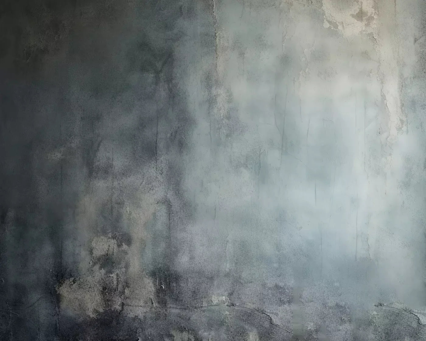 Plaster Wall Blue I 10’X8’ Fleece (120 X 96 Inch) Backdrop