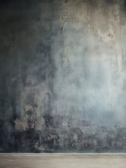 Plaster Wall Blue I 6’X8’ Fleece (72 X 96 Inch) Backdrop