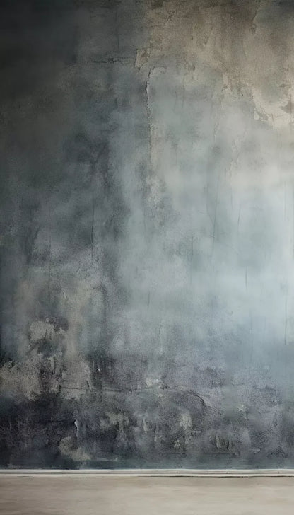 Plaster Wall Blue I 8’X14’ Ultracloth (96 X 168 Inch) Backdrop