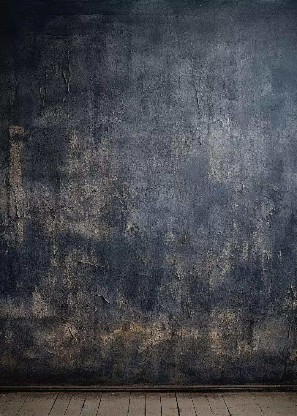 Plaster Wall Blue Ii 5’X7’ Ultracloth (60 X 84 Inch) Backdrop