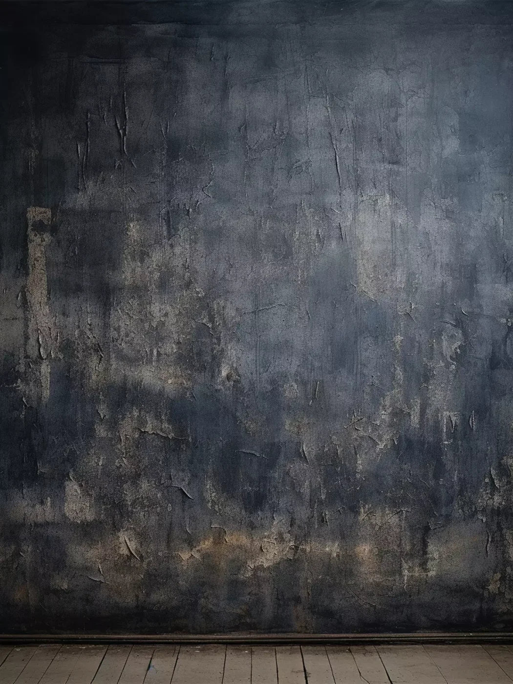 Plaster Wall Blue Ii 6’X8’ Fleece (72 X 96 Inch) Backdrop