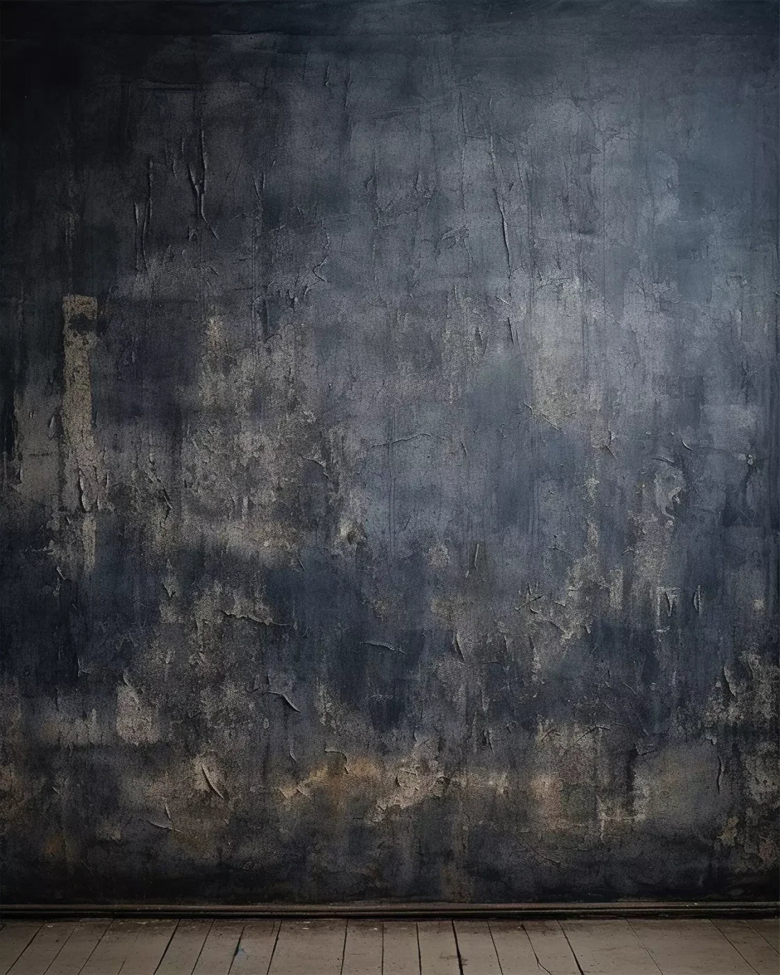 Plaster Wall Blue Ii 8’X10’ Fleece (96 X 120 Inch) Backdrop