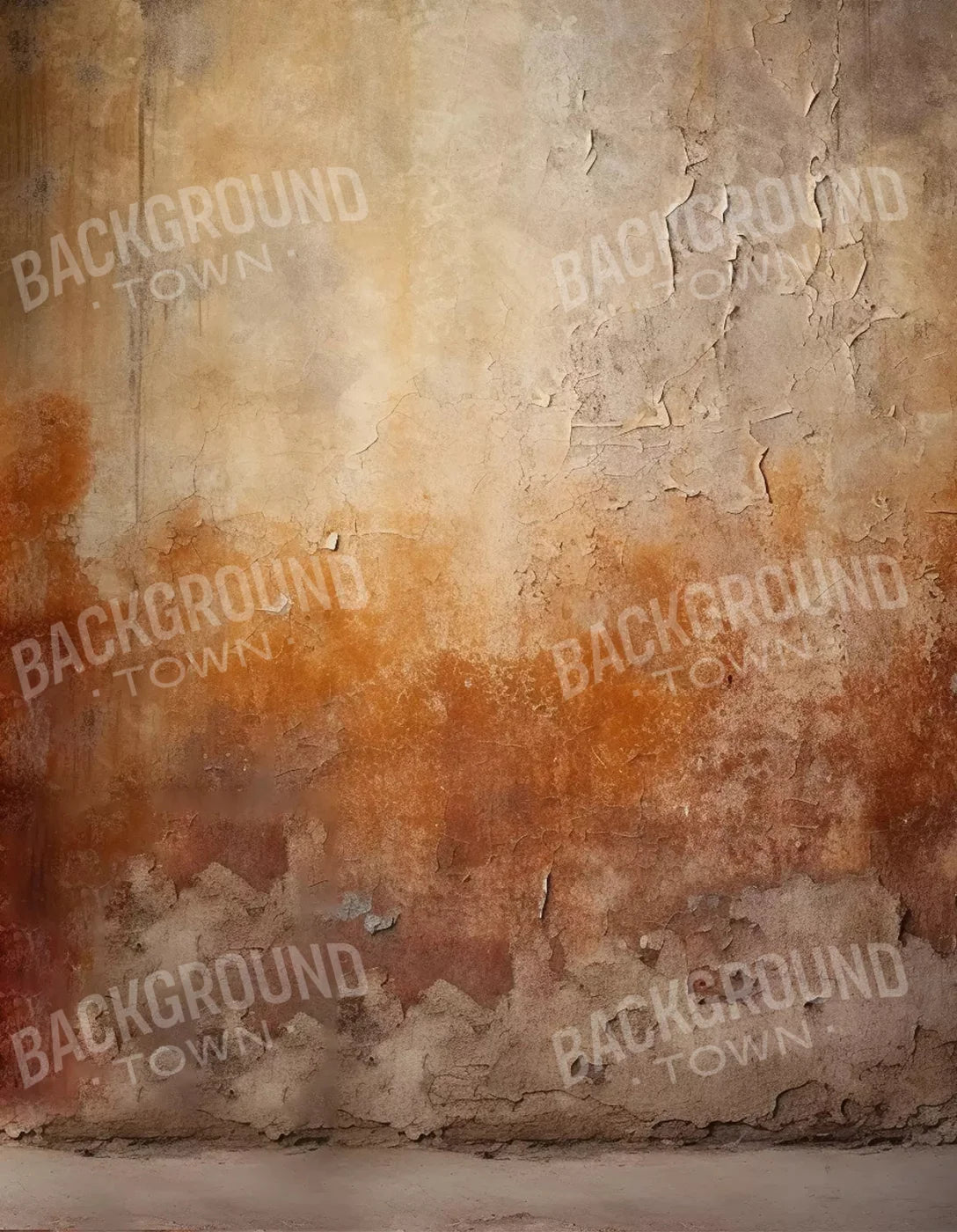 Plaster Wall Brown 6X8 Fleece ( 72 X 96 Inch ) Backdrop