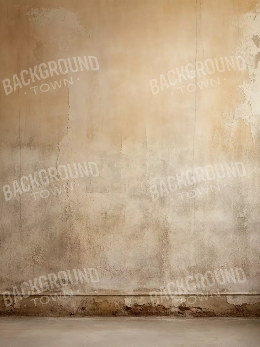 Plaster Wall Cream Iii 5’X6’8 Fleece (60 X 80 Inch) Backdrop