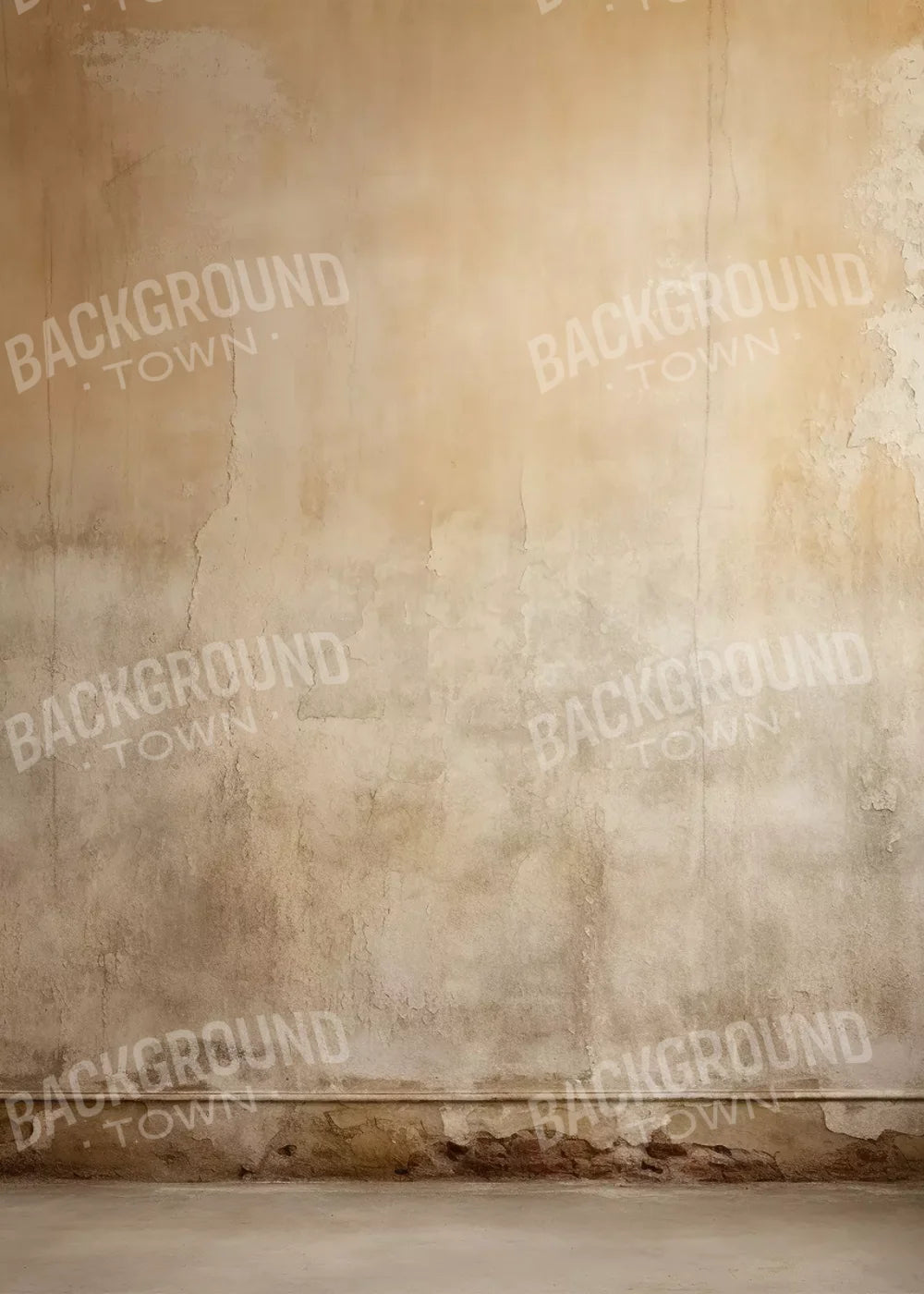 Plaster Wall Cream Iii 5’X7’ Ultracloth (60 X 84 Inch) Backdrop