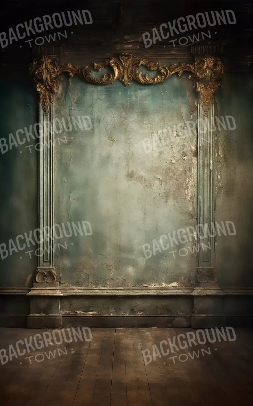 Plaster Wall Dark Victorian 10’X16’ Ultracloth (120 X 192 Inch) Backdrop