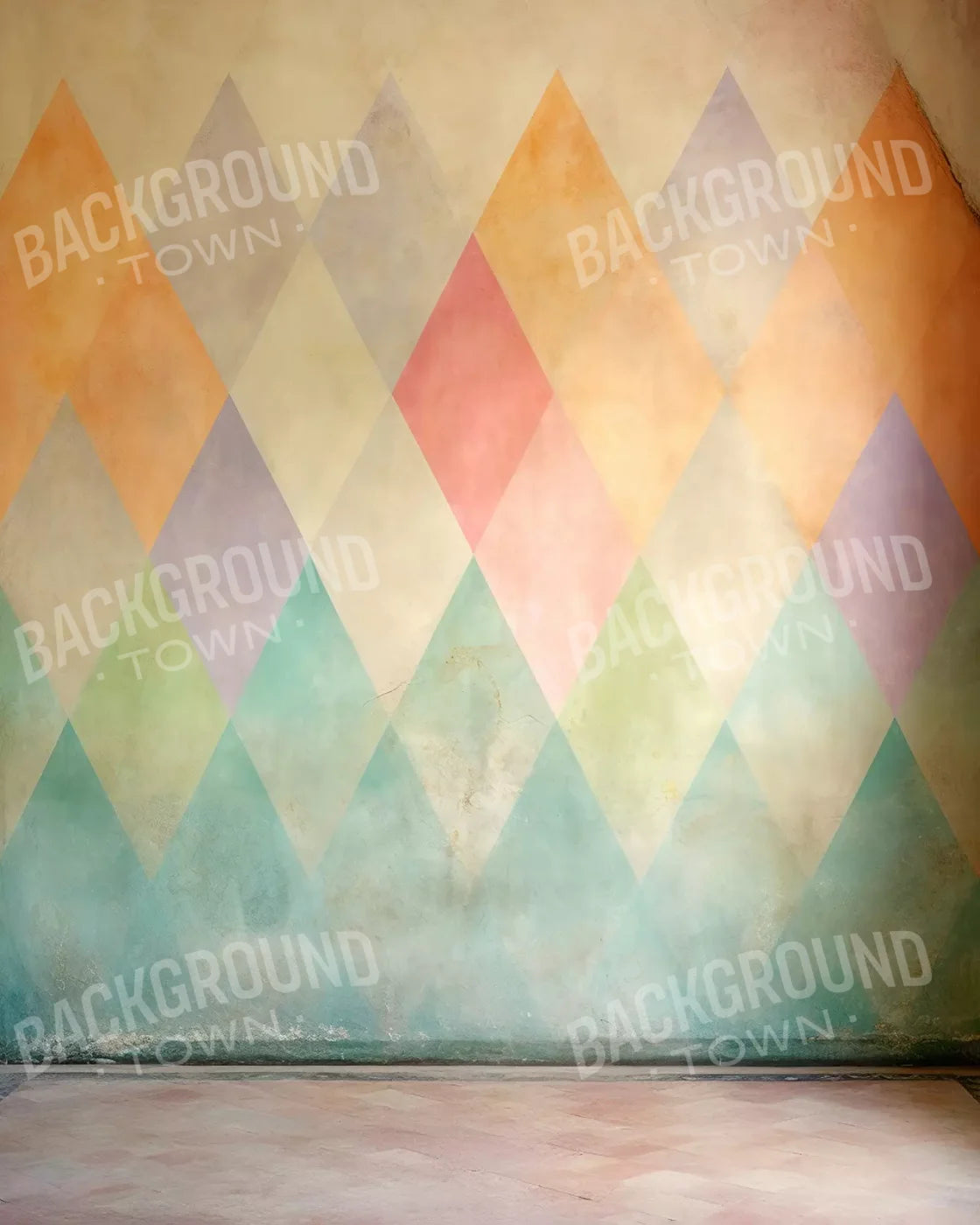 Plaster Wall Diamond Ii 8’X10’ Fleece (96 X 120 Inch) Backdrop