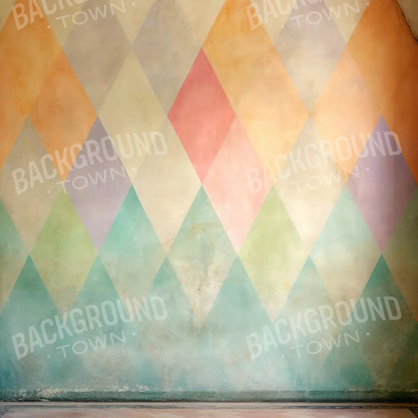 Plaster Wall Diamond Ii 8’X8’ Fleece (96 X Inch) Backdrop