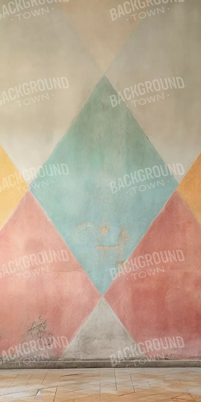 Plaster Wall Diamond I 10’X20’ Ultracloth (120 X 240 Inch) Backdrop