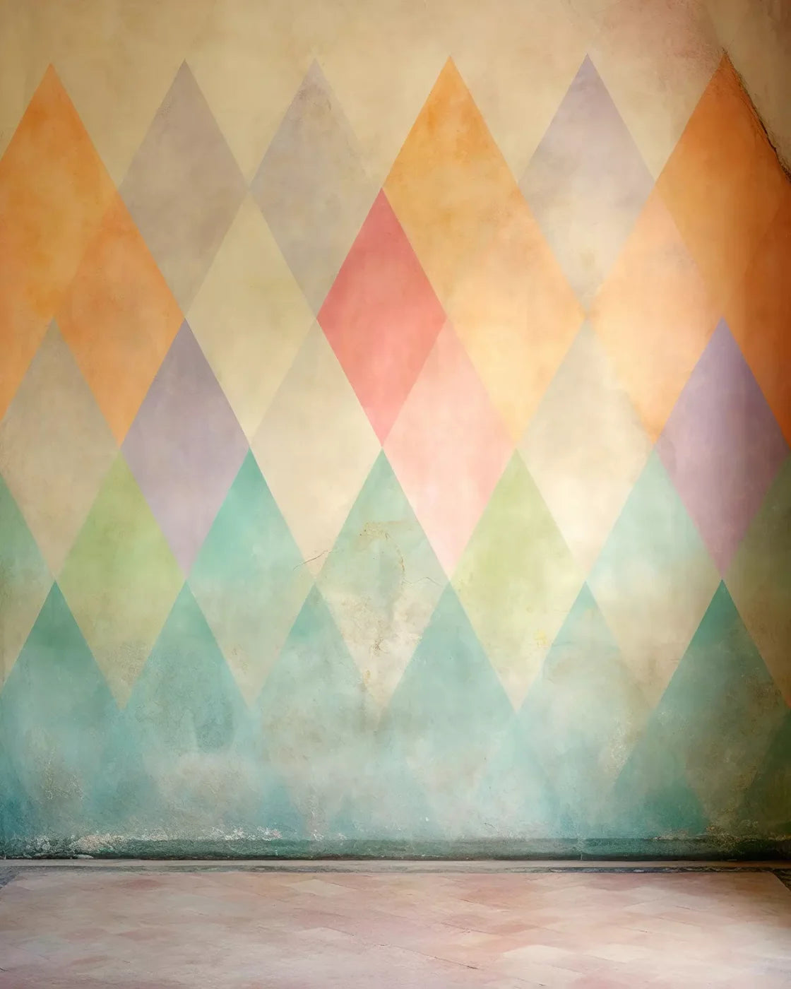 Plaster Wall Diamond Ii 8’X10’ Fleece (96 X 120 Inch) Backdrop