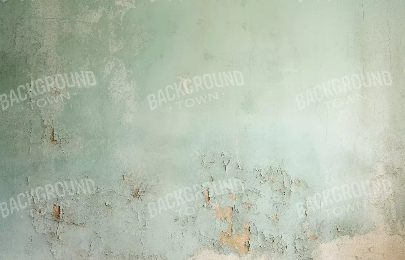 Plaster Wall Green I 14’X9’ Ultracloth (168 X 108 Inch) Backdrop
