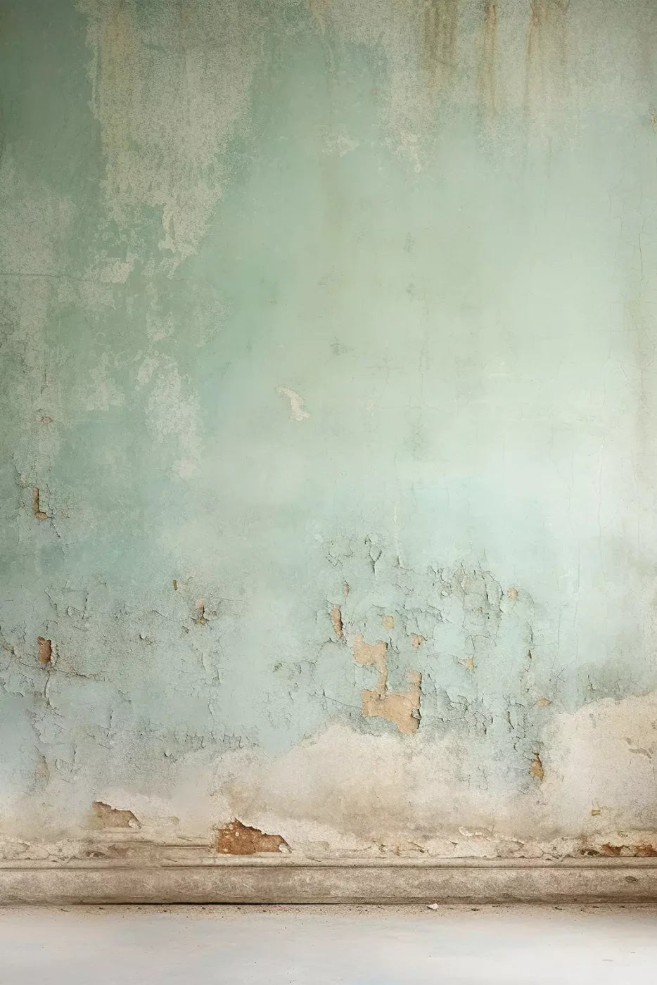 Plaster Wall Green I 8’X12’ Ultracloth (96 X 144 Inch) Backdrop