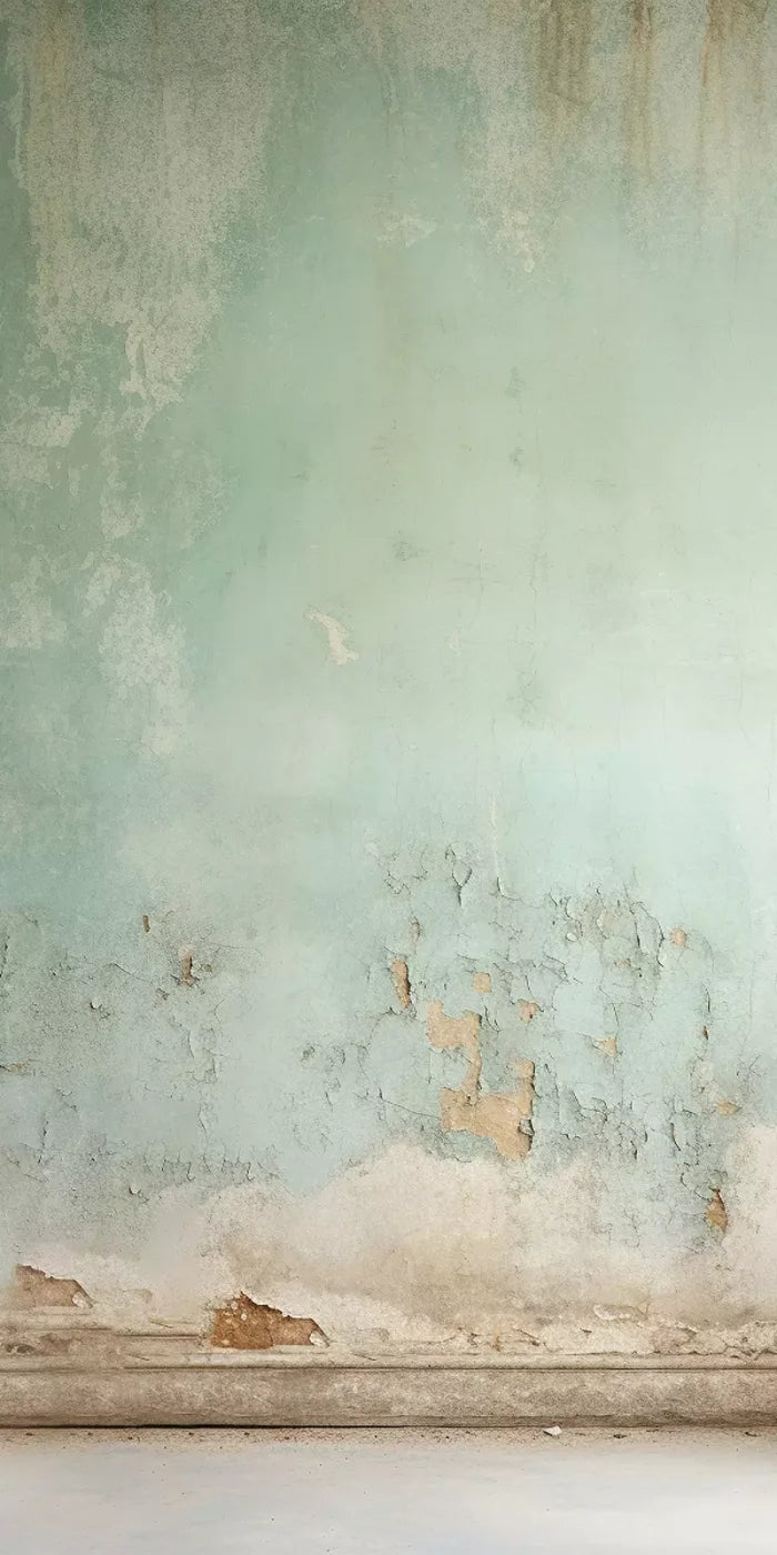 Plaster Wall Green I 8’X16’ Ultracloth (96 X 192 Inch) Backdrop