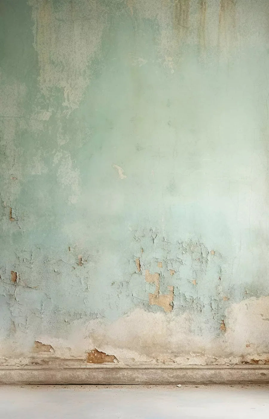 Plaster Wall Green I 9’X14’ Ultracloth (108 X 168 Inch) Backdrop